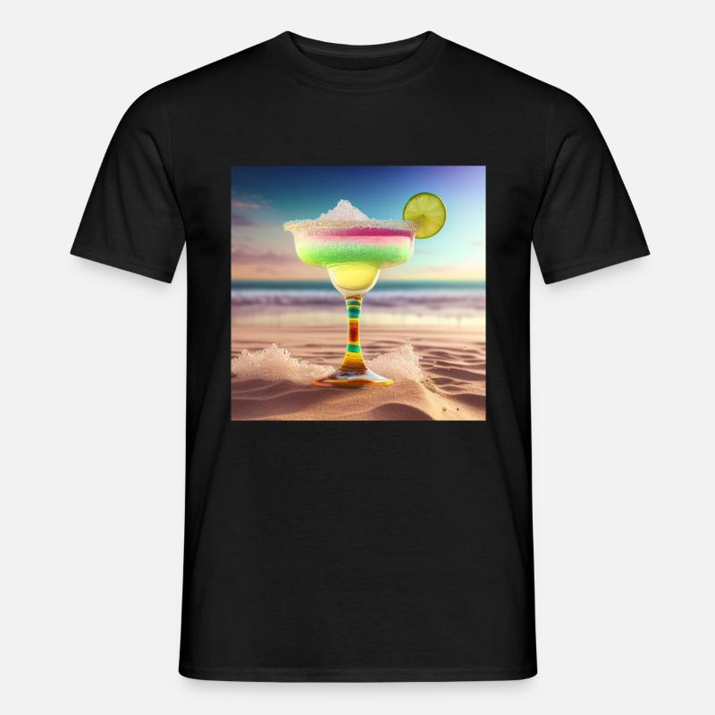 Cocktail 7 Geschenk - Männer T-Shirt - Schwarz