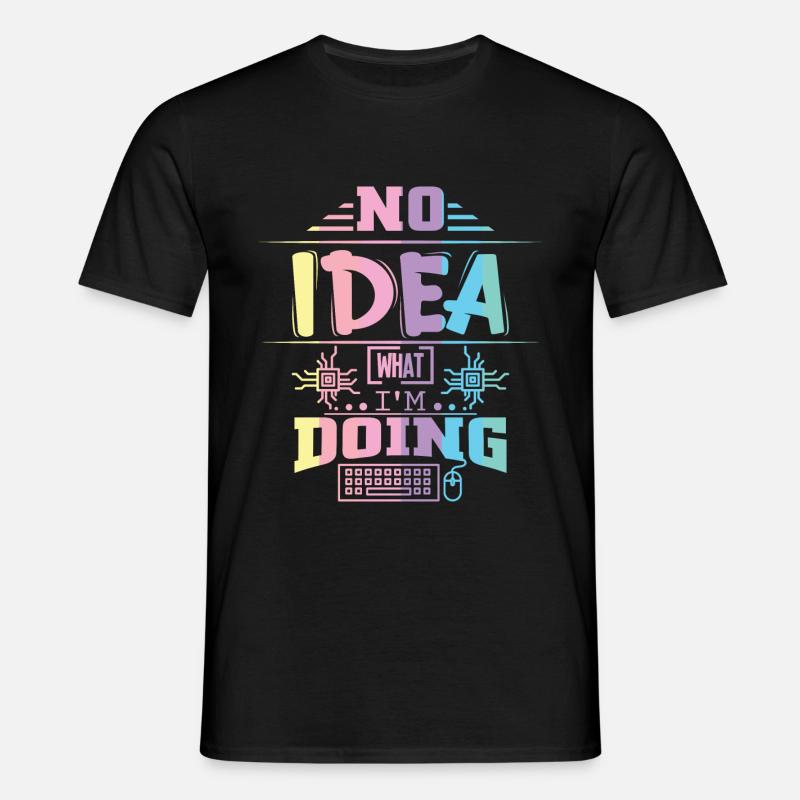 Software Engineering EDP Software Developer - Men's T-Shirt - black