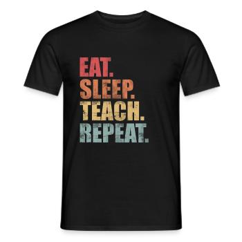 Enseignant enseignant enseignant formation école cadeau - T-shirt homme - noir - Devant - AI Model Male 178 light (178cm)