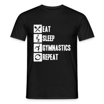 Turnen Turntrainer Gymnsatik Sportverein Sport Han - Männer T-Shirt - Schwarz - Vorne - AI Model Male 178 light (178cm)