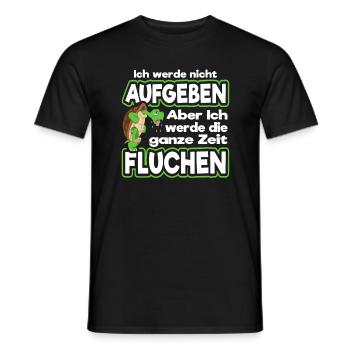Laufen Joggen Jogging Marathon - Männer T-Shirt - Schwarz - Vorne - AI Model Male 178 light (178cm)