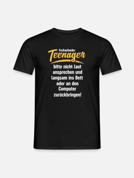 Teenager - Männer T-Shirt - Schwarz