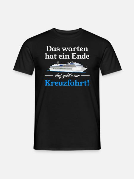 Kreuzfahrtschiff Kreuzfahrt - Männer T-Shirt - Schwarz