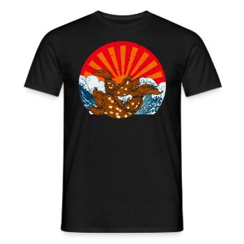 Japanische Kunst - Männer T-Shirt - Schwarz - Vorne - AI Model Male 178 light (178cm)