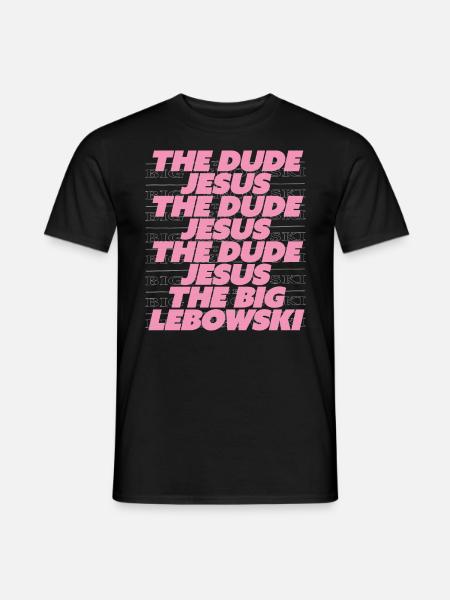 The Big Lebowski - The Dude And Jesus - T-skjorte herre - svart