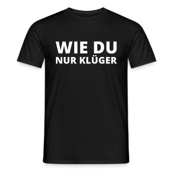 Studium Student Lehrer Abitur Abi klüger lustig - Männer T-Shirt - Schwarz - Vorne - AI Model Male 178 light (178cm)