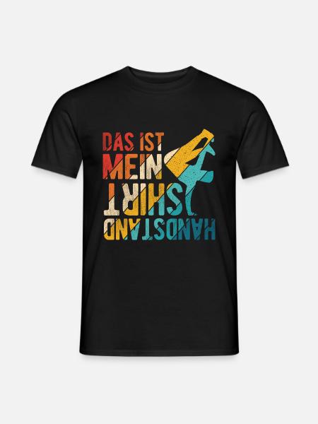 Das Ist Mein Handstand Shirt - Geschenk für Turner - Männer T-Shirt - Schwarz
