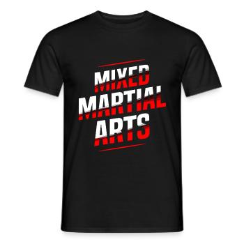 MMA / Mixed Martial Arts - T-shirt homme - noir - Devant - AI Model Male 178 light (178cm)
