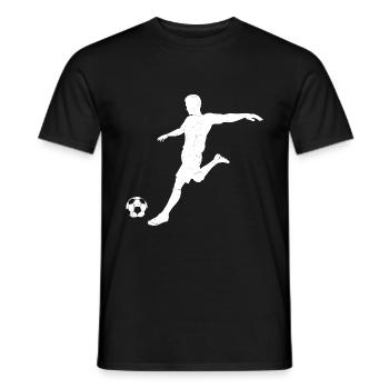 Scooter Fahrer Silhouette Tretroller Scooter Stunt - Männer T-Shirt - Schwarz - Vorne - AI Model Male 178 light (178cm)