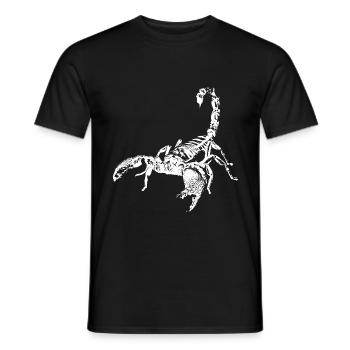 Scorpio - Men's T-Shirt - black - Front - AI Model Male 178 light (178cm)
