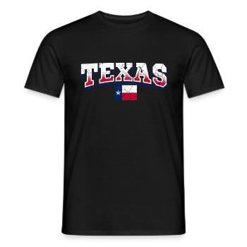 Texas - Männer T-Shirt - Schwarz - Vorne - AI Model Male 178 light (178cm)