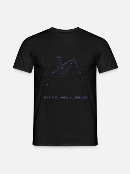 Stars are aligned - Männer T-Shirt - Schwarz