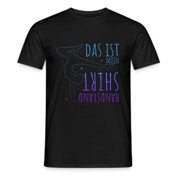 Das Ist Mein Handstand Shirt Trainer Sportverein T - Männer T-Shirt - Schwarz - Vorne - AI Model Male 178 light (178cm)