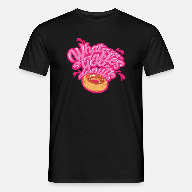 DONUT | Whatever Sprinkles Your Donuts - Männer T-Shirt - Schwarz