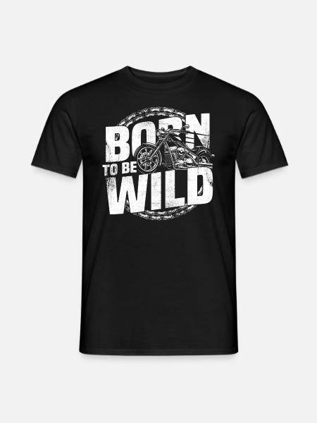 Born Wild - Men's T-Shirt - black