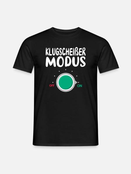Besserwisser Klugscheißer Herren Damen - Männer T-Shirt - Schwarz