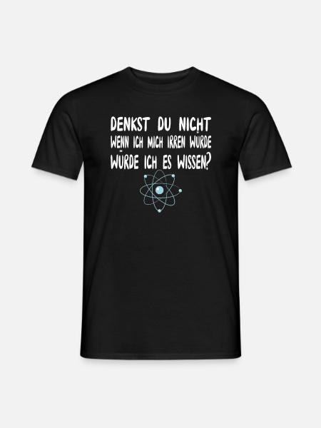 Besserwisser Klugscheißer Herren Damen - Männer T-Shirt - Schwarz