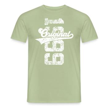 27TH BIRTHDAY ORIGINAL 1999 - Men's T-Shirt - sage - Front - AI Model Male 178 light (178cm)