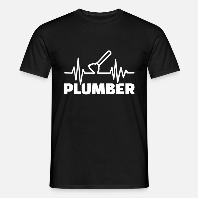 Klempner - Männer T-Shirt - Schwarz