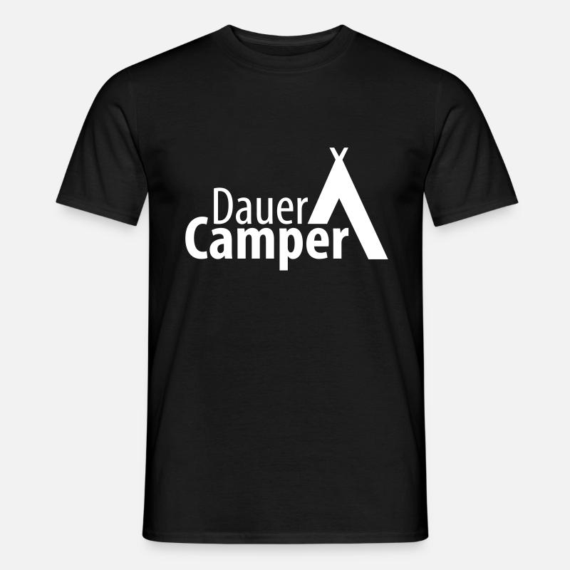Dauercamper - Men’s T-shirt - black