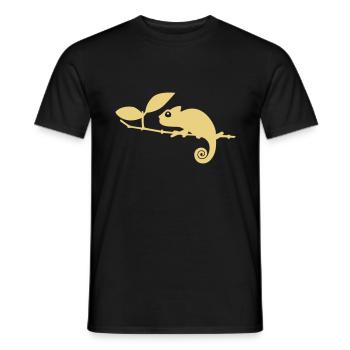 Chameleon - T-shirt homme - noir - Devant - AI Model Male 178 light (178cm)