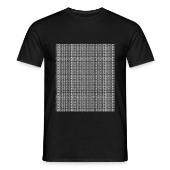 La techno ça doit faire du bruit! - T-shirt homme - noir - Devant - AI Model Male 178 light (178cm)