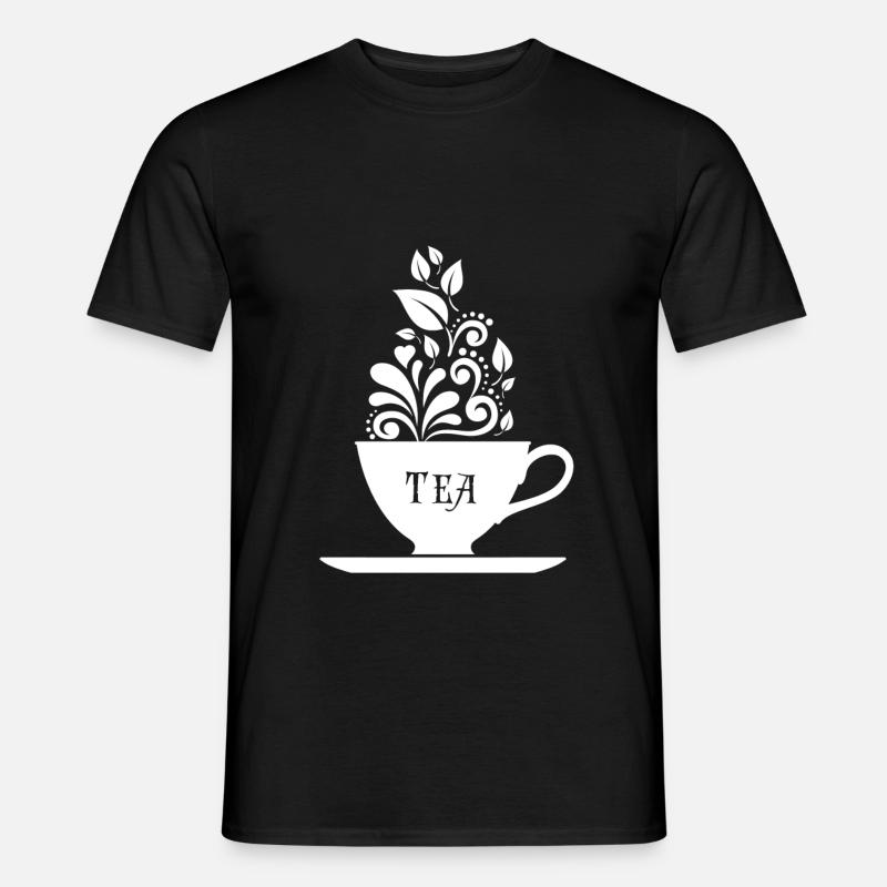 Tea - Männer T-Shirt - Schwarz