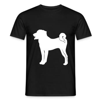 Appenzeller Sennenhund - Männer T-Shirt - Schwarz - Vorne - AI Model Male 178 light (178cm)
