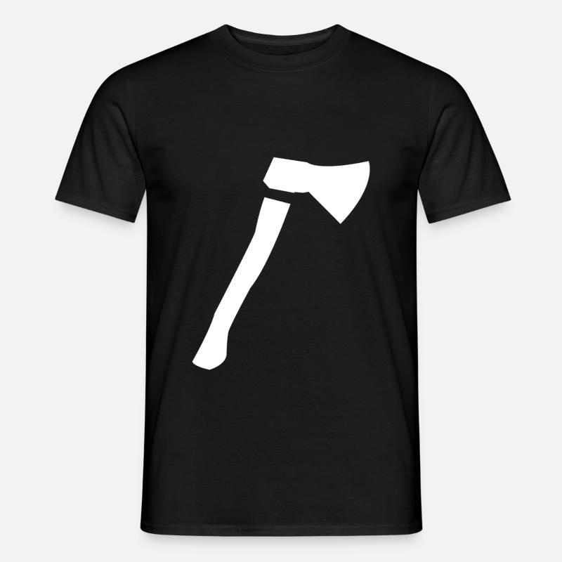 Axt - Männer T-Shirt - Schwarz