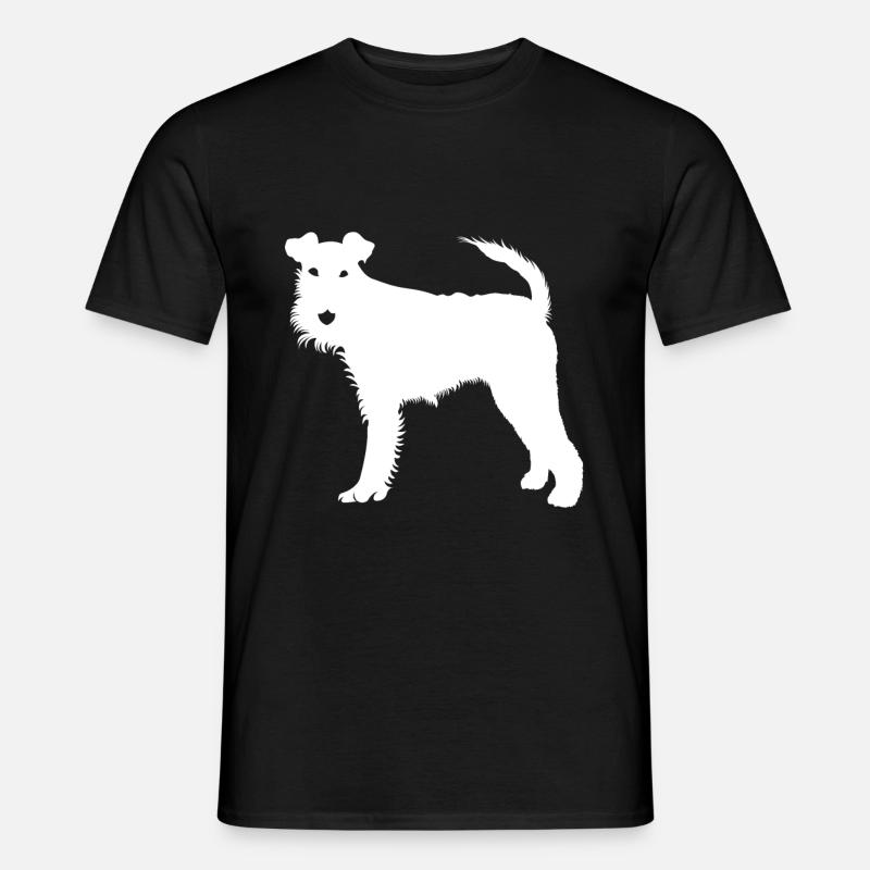 Fox Terrier - Männer T-Shirt - Schwarz