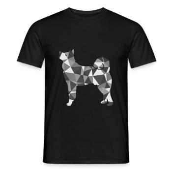 Polygon Akita - T-shirt homme - noir - Devant - AI Model Male 178 light (178cm)