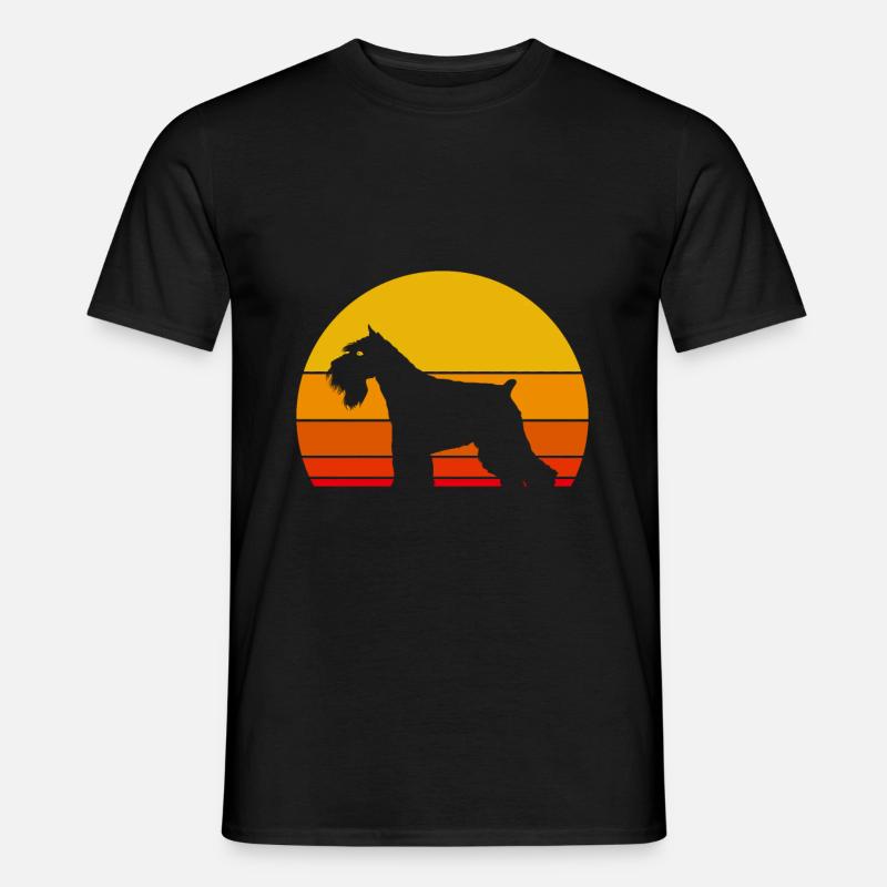 schnauzer gigante - T-shirt uomo - nero