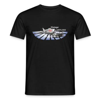 Flugzeuge und Autos - Männer T-Shirt - Schwarz - Vorne - AI Model Male 178 light (178cm)