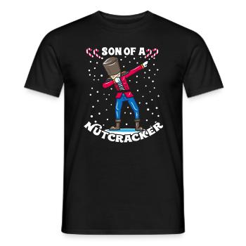 Dabbing Nussknacker Weihnachten Geschenk Dab - Männer T-Shirt - Schwarz - Vorne - AI Model Male 178 light (178cm)