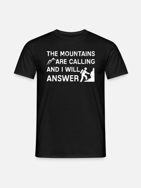 Alpinisme - T-shirt homme - noir