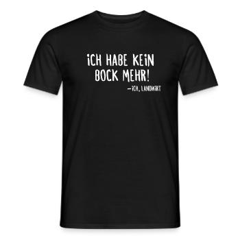 Landwirt Humor Bauernhof Lustig Bauer - Männer T-Shirt - Schwarz - Vorne - AI Model Male 178 light (178cm)