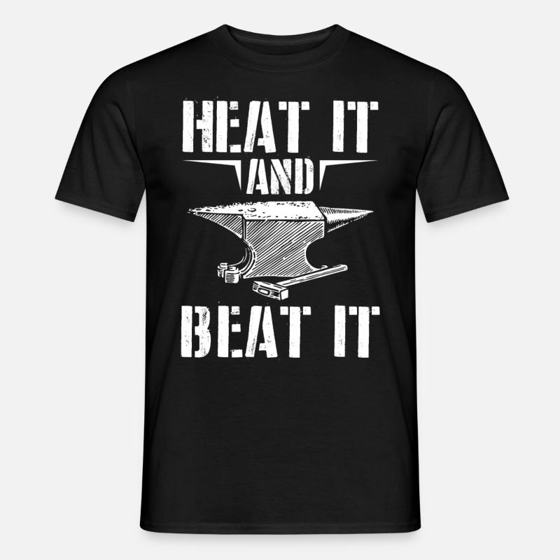 Schmieden - Männer T-Shirt - Schwarz