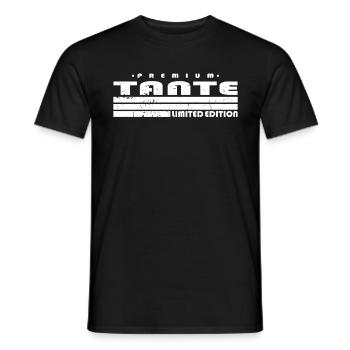 Tante Limited Edition Lustiges Tanten - Männer T-Shirt - Schwarz - Vorne - AI Model Male 178 light (178cm)