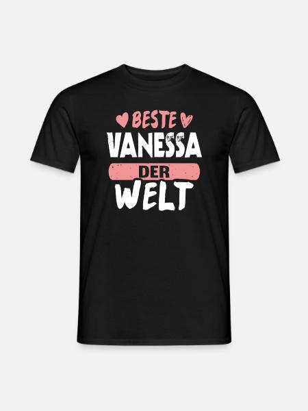 Beste Vanessa der Welt - Männer T-Shirt - Schwarz
