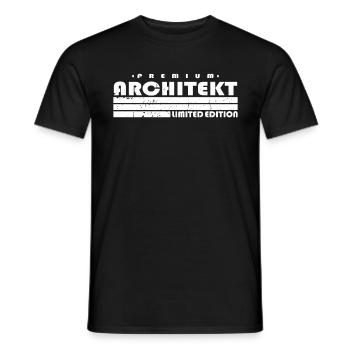 Architekt Limited Edition Lustiges Architekten - Männer T-Shirt - Schwarz - Vorne - AI Model Male 178 light (178cm)