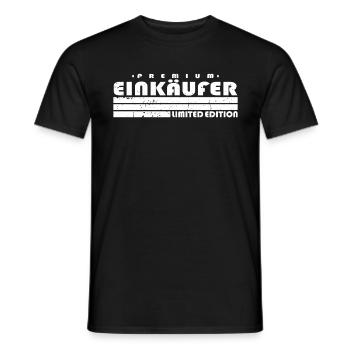 Einkäufer Limited Edition Lustiges Einkauf - Männer T-Shirt - Schwarz - Vorne - AI Model Male 178 light (178cm)