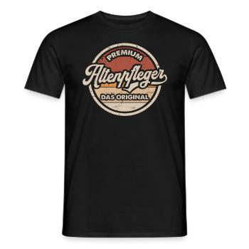 Altenpfleger Original Altenpflegerin Altenpflege - Männer T-Shirt - Schwarz - Vorne - AI Model Male 178 light (178cm)