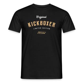 Kickboxer Limited Edition Kickboxen - Männer T-Shirt - Schwarz - Vorne - AI Model Male 178 light (178cm)