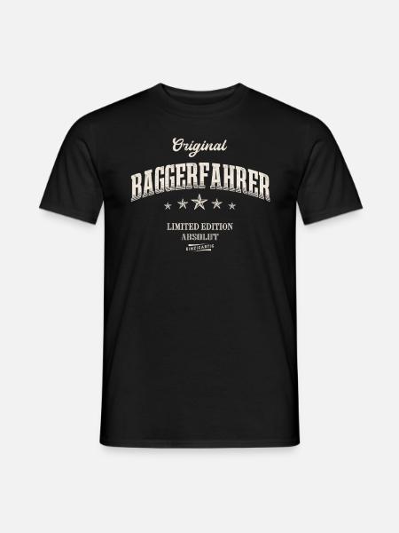 Baggerfahrer Limited Edition Baggerführer - Männer T-Shirt - Schwarz