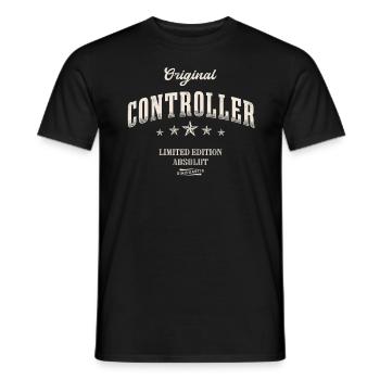 Controlling Limited Edition Lustiges Controller - Männer T-Shirt - Schwarz - Vorne - AI Model Male 178 light (178cm)