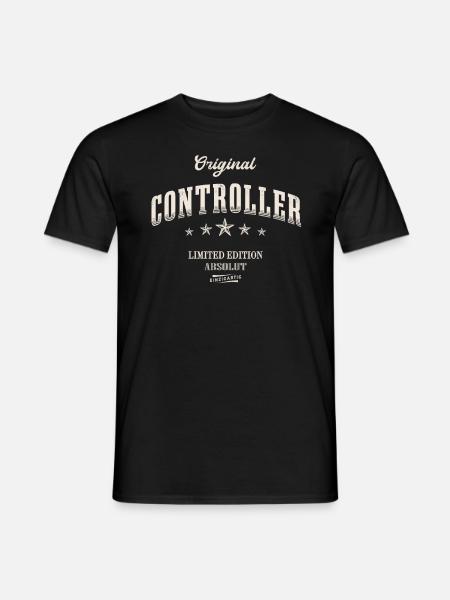 Controlling Limited Edition Lustiges Controller - Männer T-Shirt - Schwarz