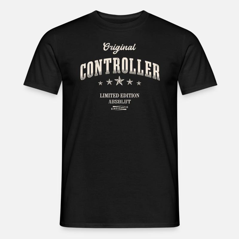 Controlling Limited Edition Lustiges Controller - Männer T-Shirt - Schwarz
