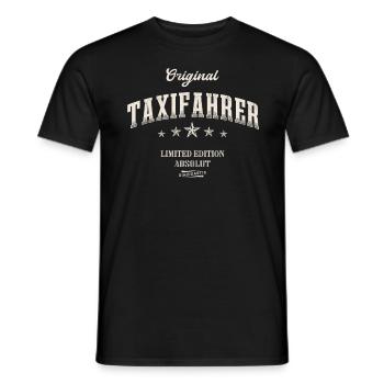 Taxifahrer Limited Edition Taxi Fahrer - Männer T-Shirt - Schwarz - Vorne - AI Model Male 178 light (178cm)