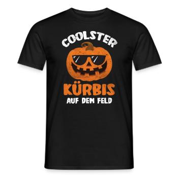 Halloween Coolster Kürbis Verkleidung - Männer T-Shirt - Schwarz - Vorne - AI Model Male 178 light (178cm)