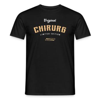 Chirurg Limited Edition - Männer T-Shirt - Schwarz - Vorne - AI Model Male 178 light (178cm)
